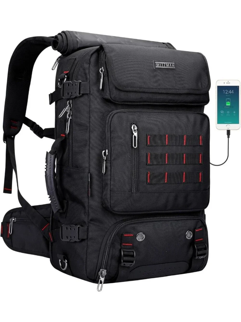 Versatile Travel Backpack for Men | Airline Approved, Fits 16
